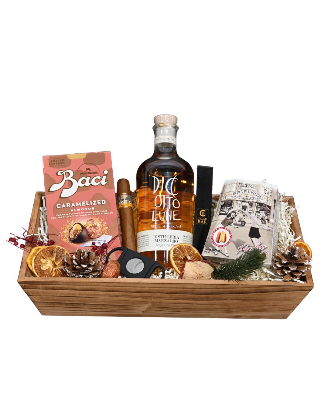 Golden Ember Holiday Gift Basket