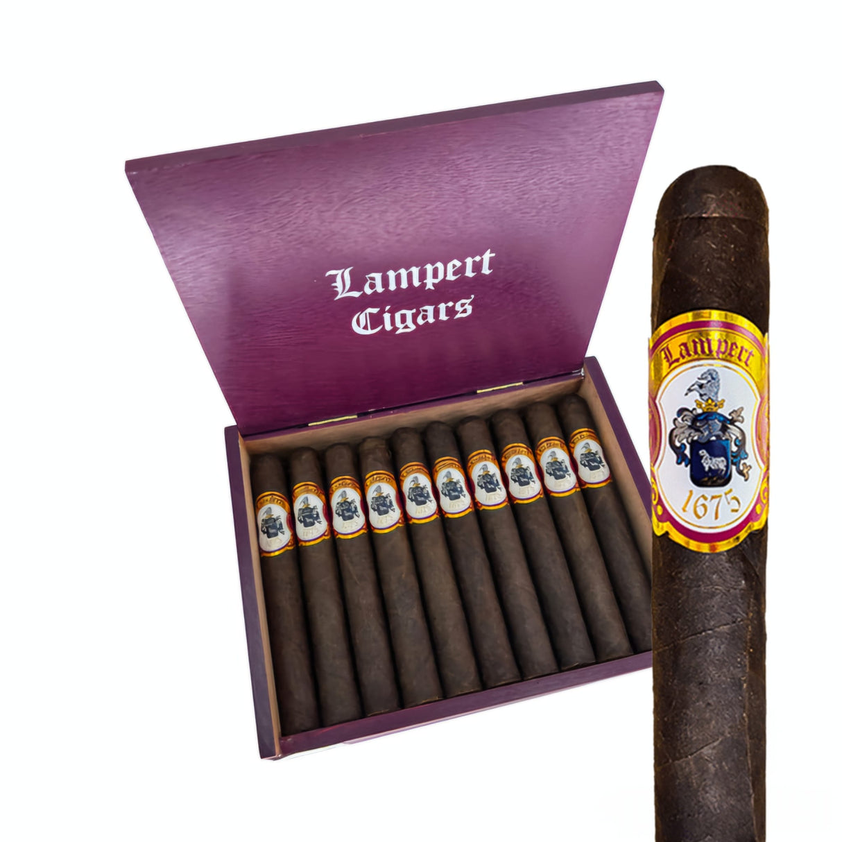 Lampert Cigars 1675 Morado Maduro Robusto