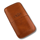 Oliva 3-Finger Leather Cigar Case