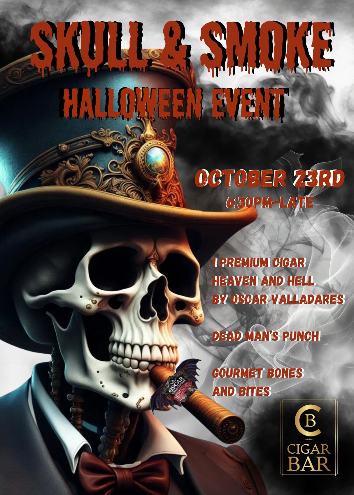 SKULL AND SMOKE HALLOWEEN EVENT